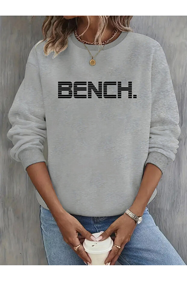 Women's Printed Crew Neck Comfortable Fit Women's Sweatshirt