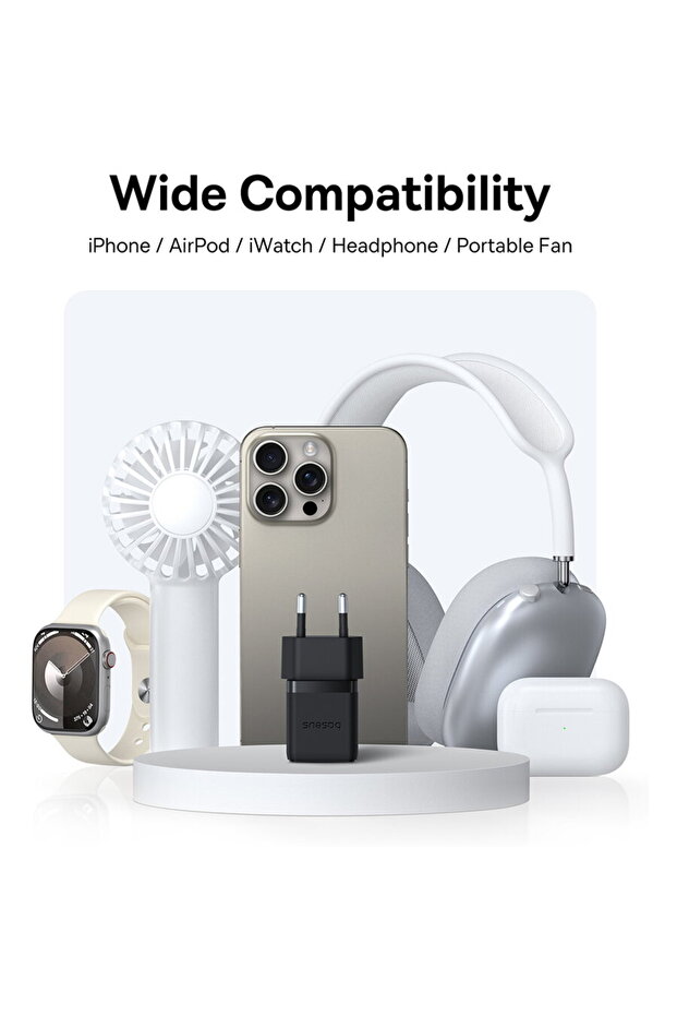 USB, Tip-C 20W Negru - 6