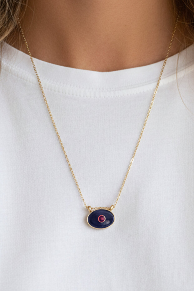 Lucky Eye Çelik Kolye - 2
