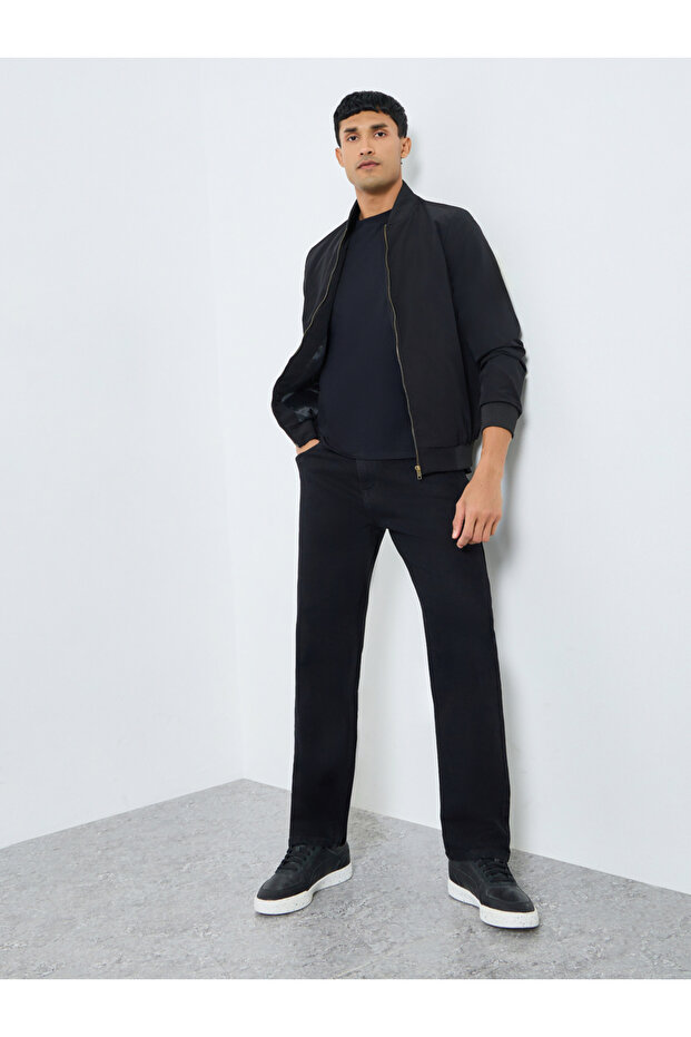 جاكيت رجالي قصة فضفاضة بقصة سادة - 2