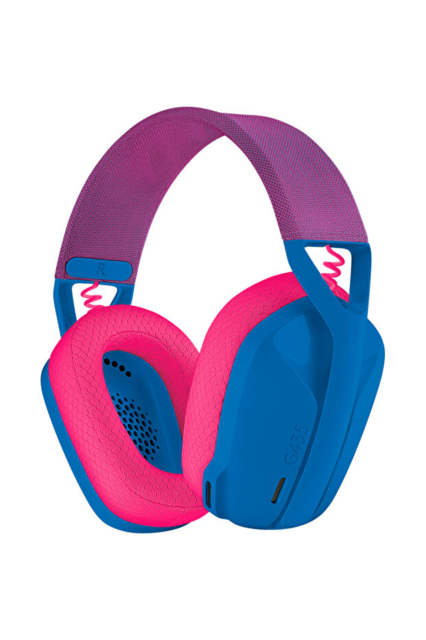 Casti cu microfon G435 Wireless Blue-Raspberry - 1