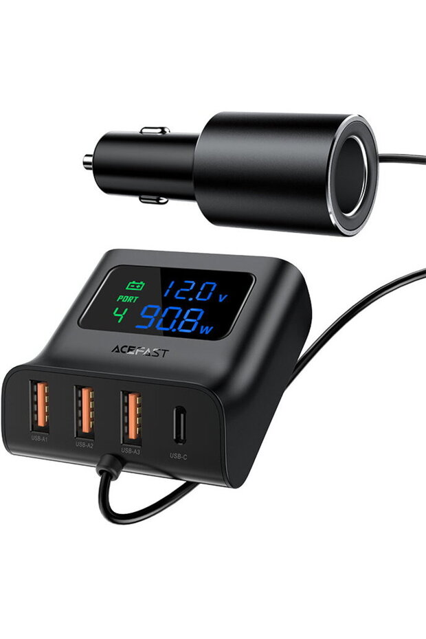 USB-C/3xUSB 90W, Negru - 6