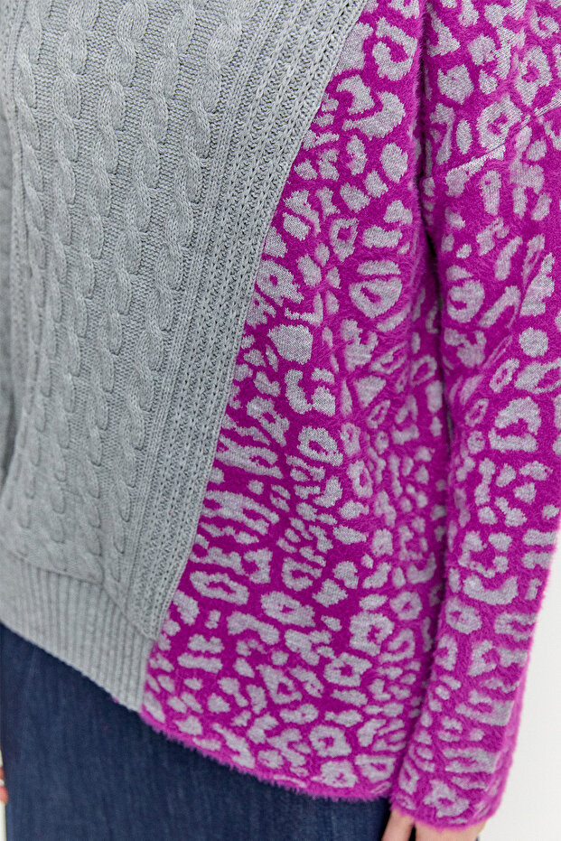 Boğazlı Triko Bluz - 6