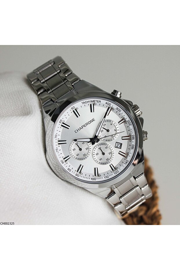 Ch002325 Men's Steel Band Wrist Watch