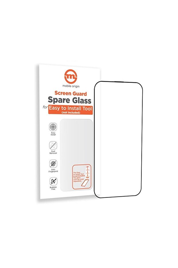 iPhone 15 Pro Max Black Glass Screen Protector - Replacement - 1