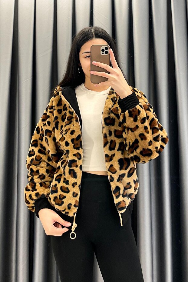 معطف من القطيفة منقوش - ليوبارد LEOPAR - 3