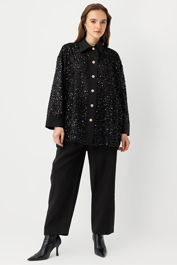 PUL PAYETLİ OVERSİZE TAKIM - 1