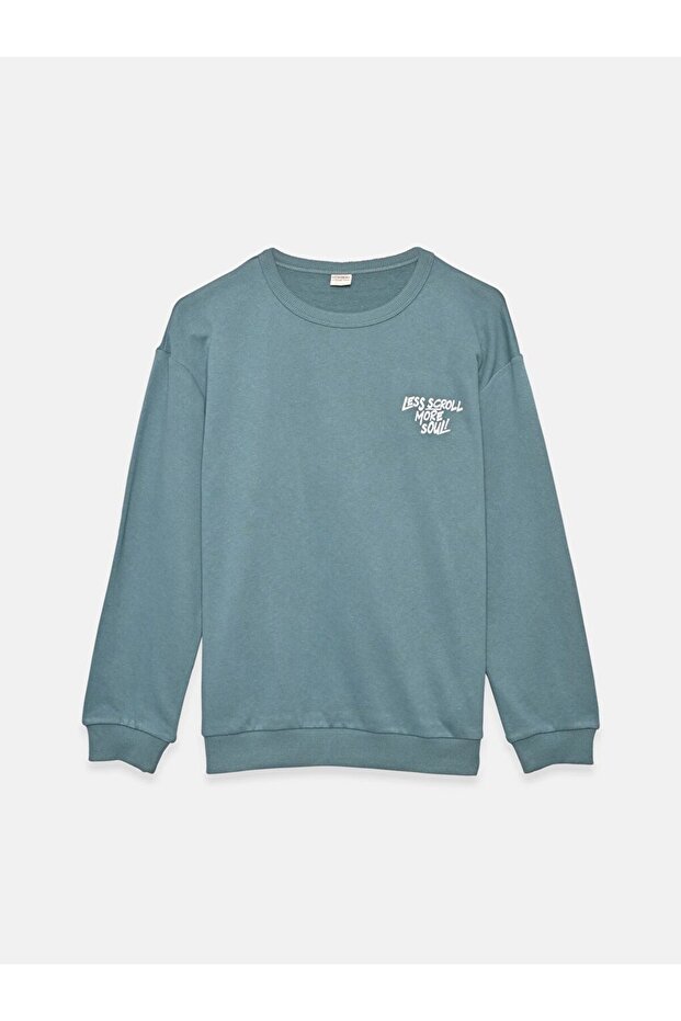Crew neck boys' sweatshirt