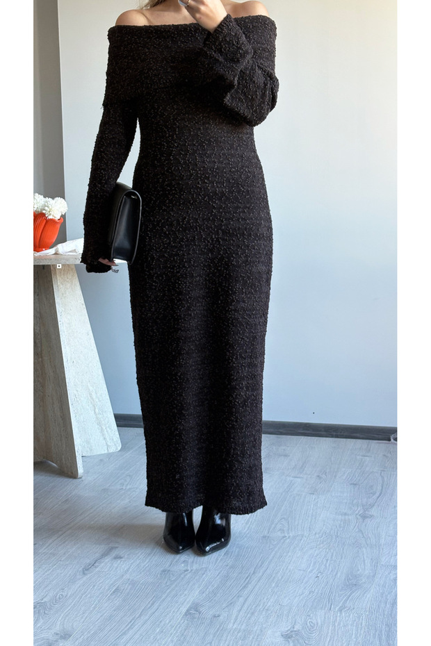 Madonna yaka elbise - 1