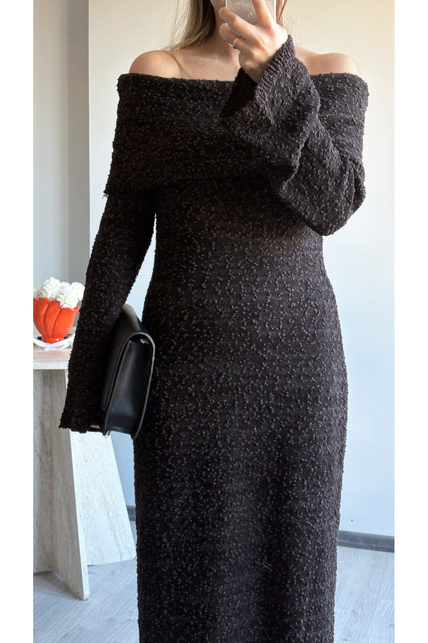 Madonna yaka elbise - 2