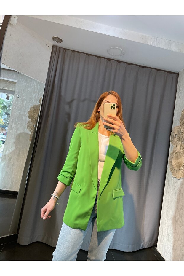 Yeşil Blazer Ceket