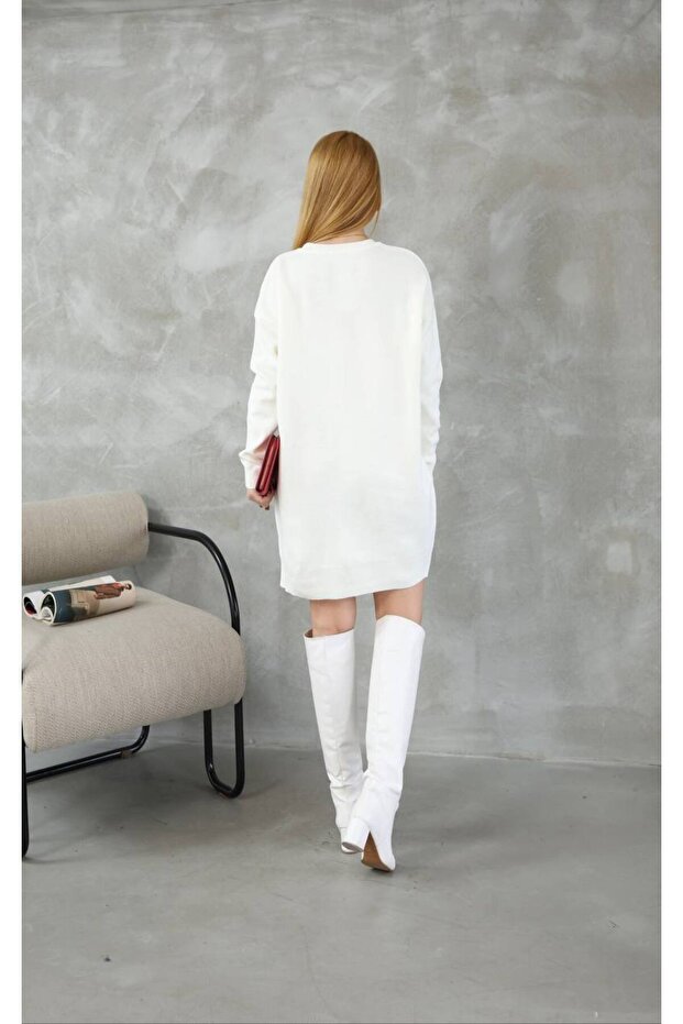 Ayıcıklı triko elbise - 3