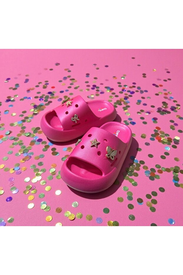 Girl's High-Soled Stone Pool Sea Casual Slippers