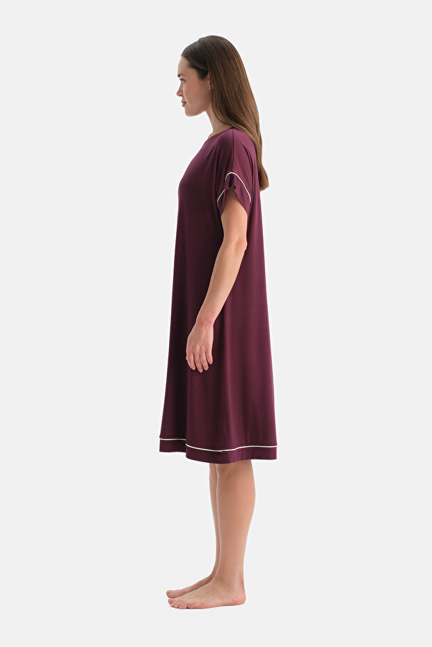 Mürdüm Biyeli Siroviskon Gecelik - 3