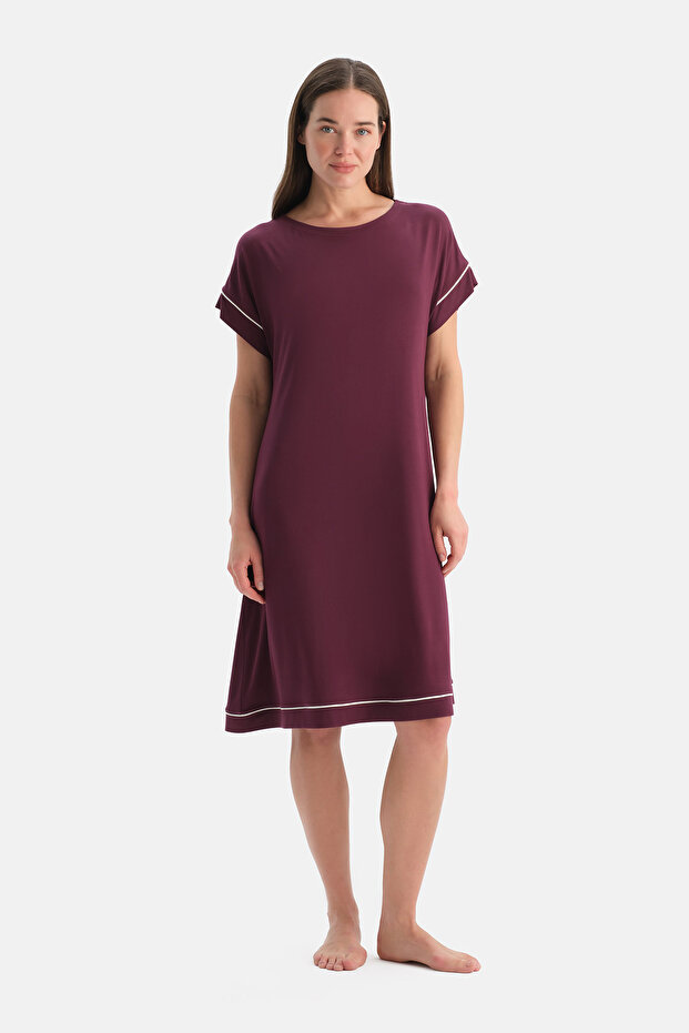 Mürdüm Biyeli Siroviskon Gecelik - 4