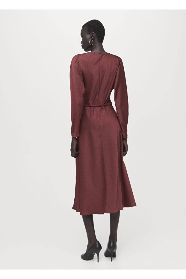 Kemer detaylı elbise - 4