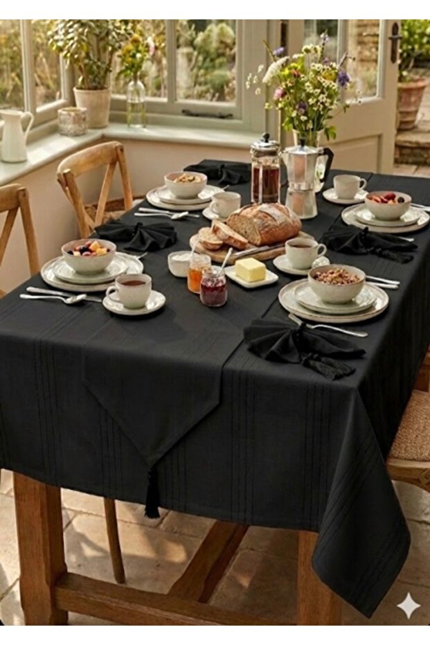 Carmen Dining Table Cloth Set for 12 People 26 Pieces