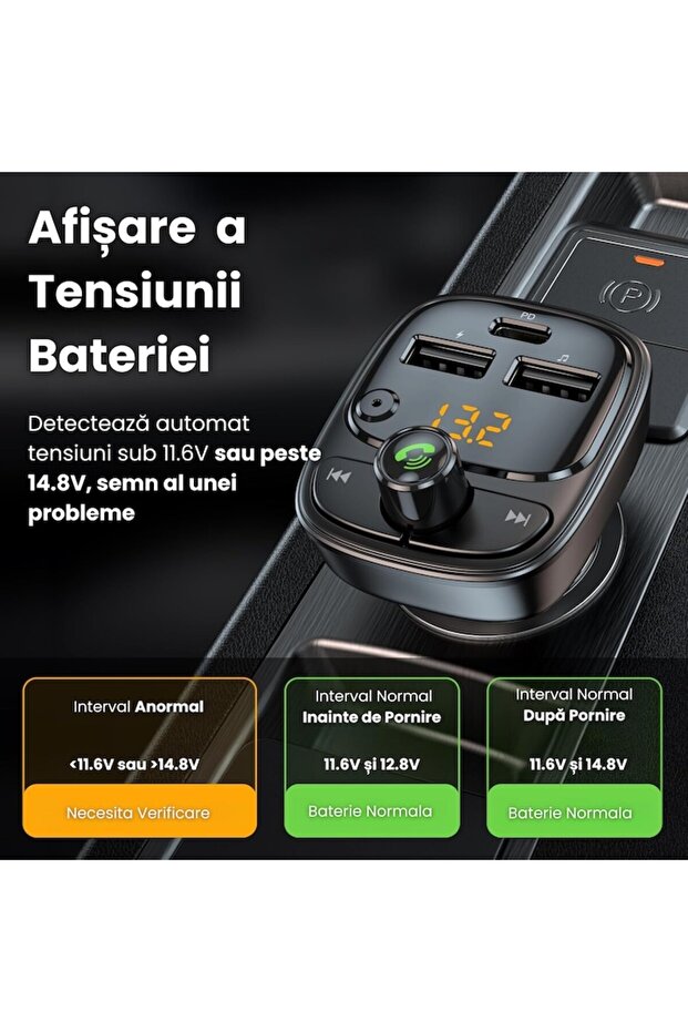 Modulator auto FM Bluetooth - 2
