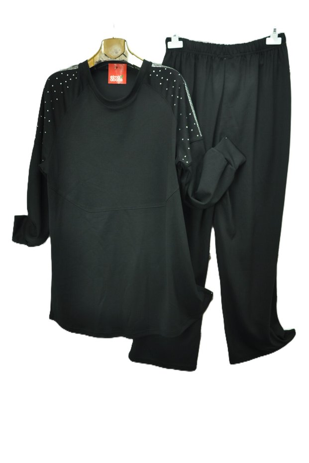 New Season Women's Two-Ply Ompak Stone Pants Suit
