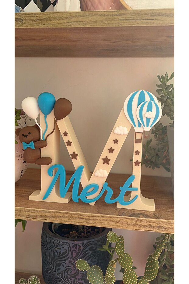 KİŞİYE ÖZEL DEKORATİF HARF--MODEL MERT-23CM - 3