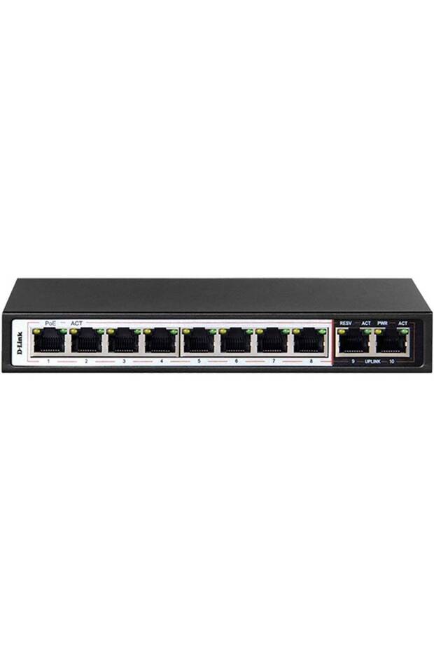 10 Port Long Range PoE + Surveillance Switch