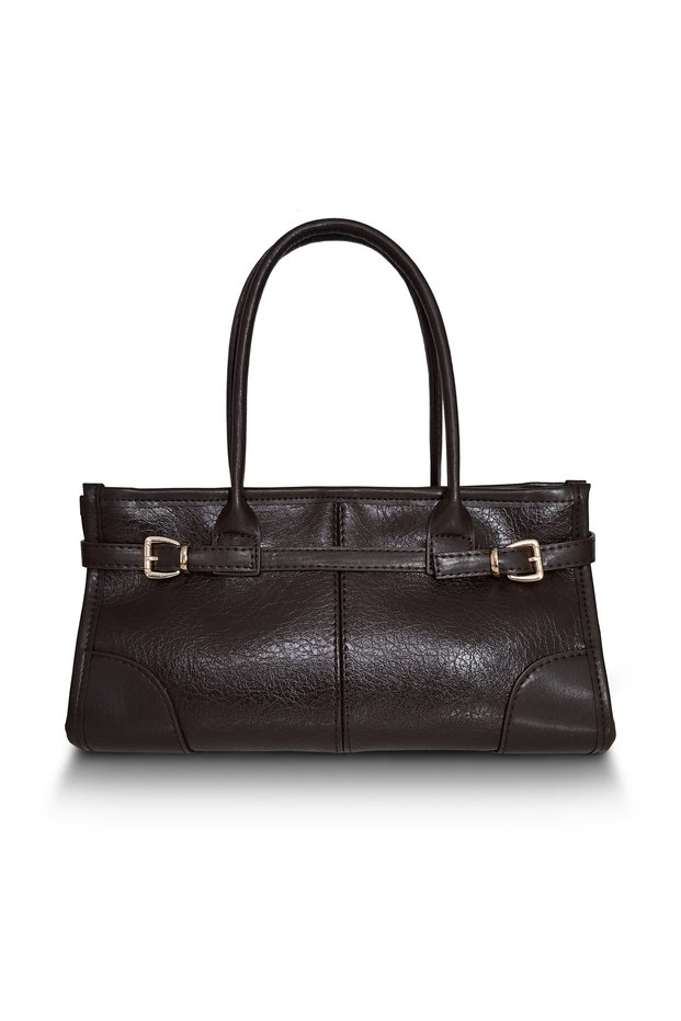 Vintage Women's Hand and Shoulder Bag Brown