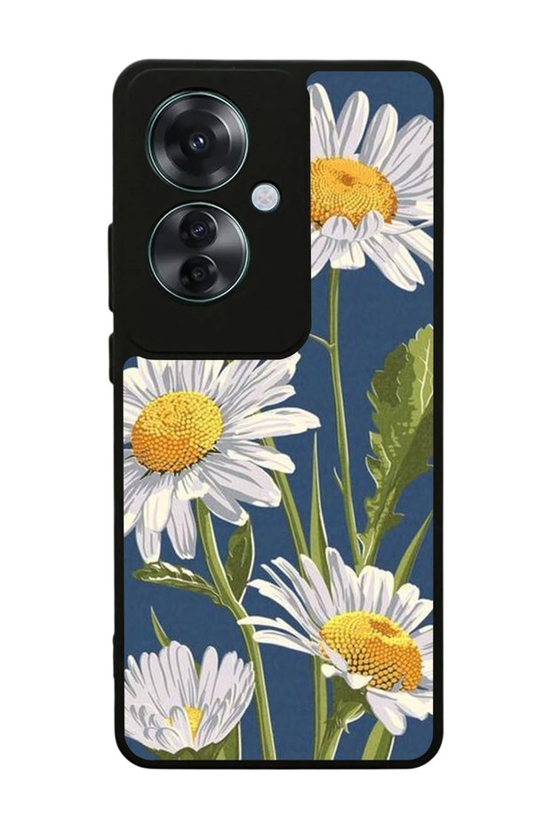 Oppo Reno 11F Compatible Daisy Design Glossy Premium Case