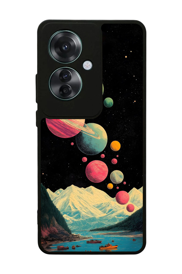 Oppo Reno 11F Compatible Space Design Glossy Premium Case