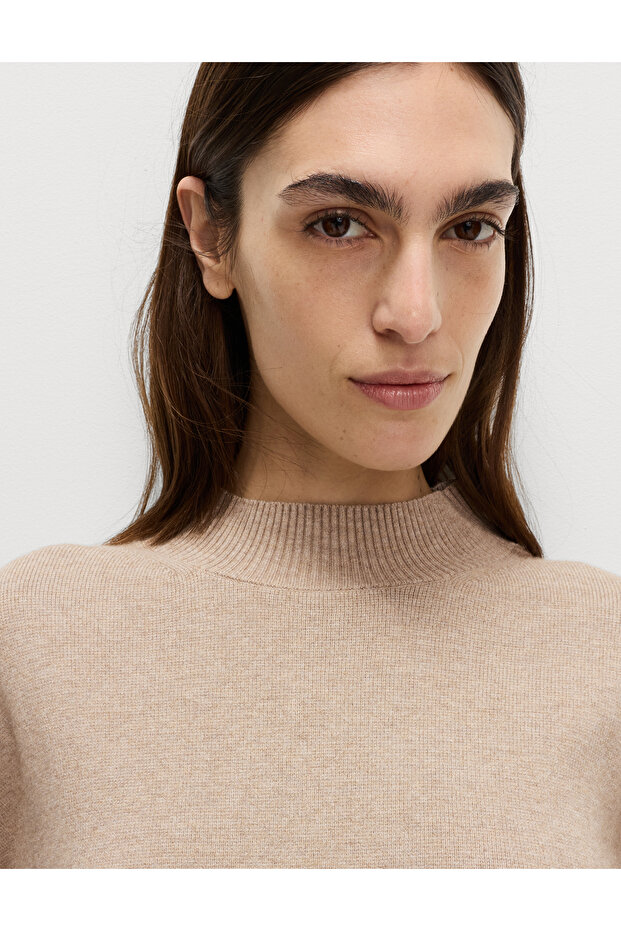 Soft Touch Düğme Detaylı Triko - 6