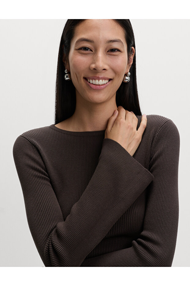 Geniş Kollu Triko Üst - 2