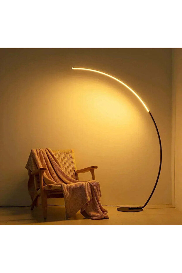 Nordic Style LED Arc Floor Lamp
