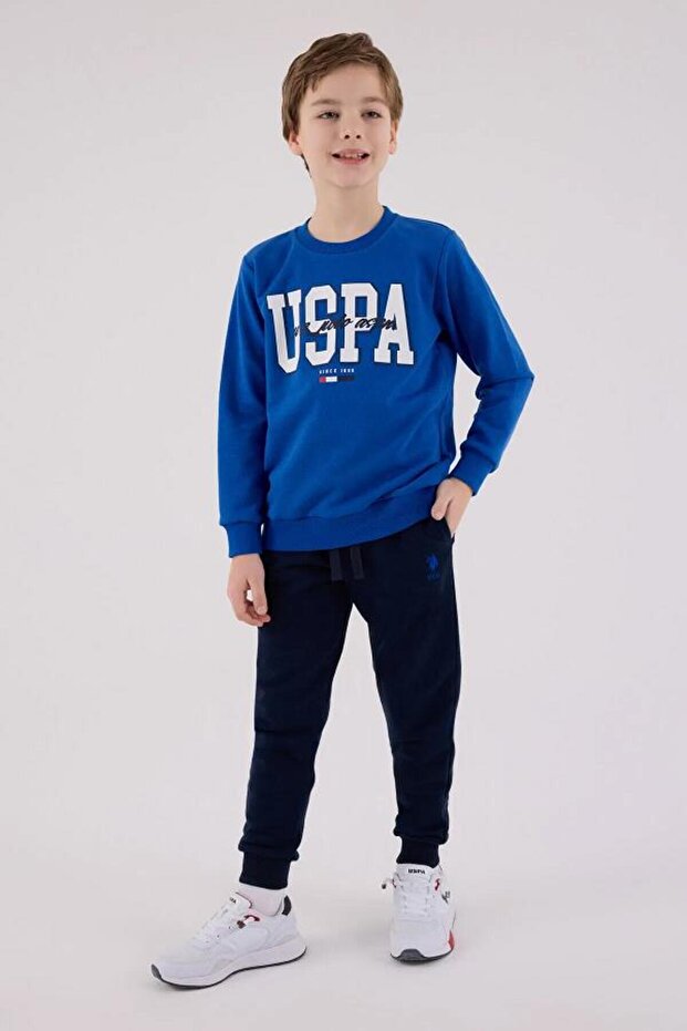 U.S. Polo Assn Us2205-G Boys' Tracksuit Set