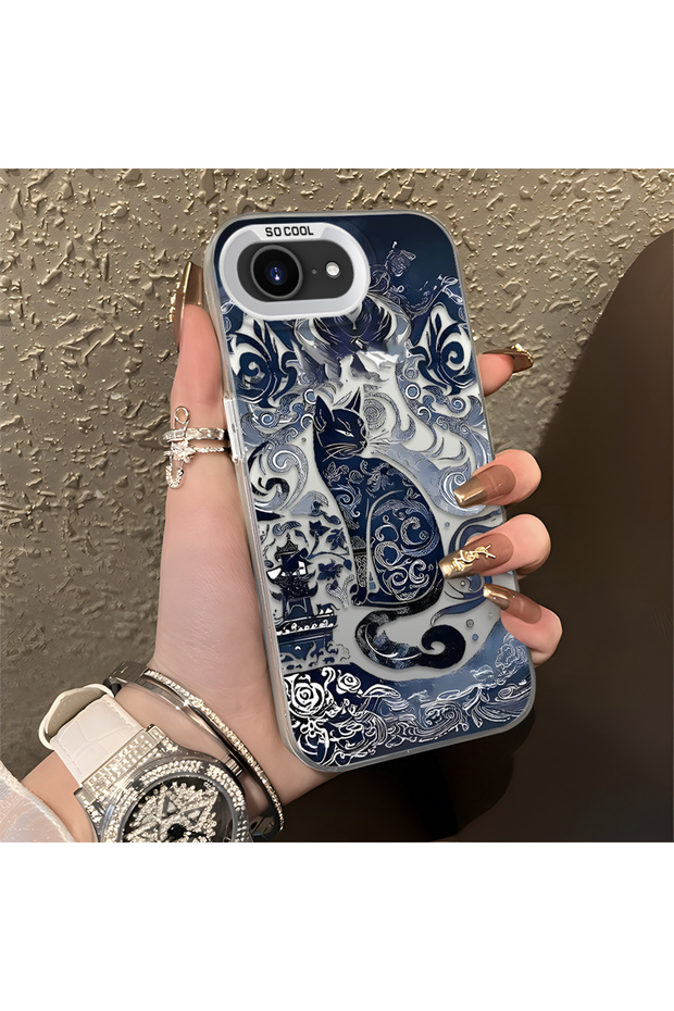 غطاء حماية متوافق مع آيفون 16e، مصنوع من السيليكون بحواف صلبة ومضاد للسقوط، بنمط كلاسيكي - 4