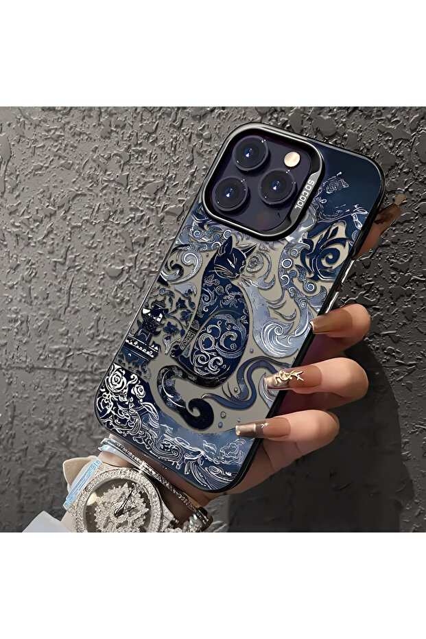 غطاء حماية متوافق مع آيفون 16 برو، مصنوع من السيليكون مع حافة صلبة وظهر مضاد للسقوط، تصميم كلاسيكي - 6