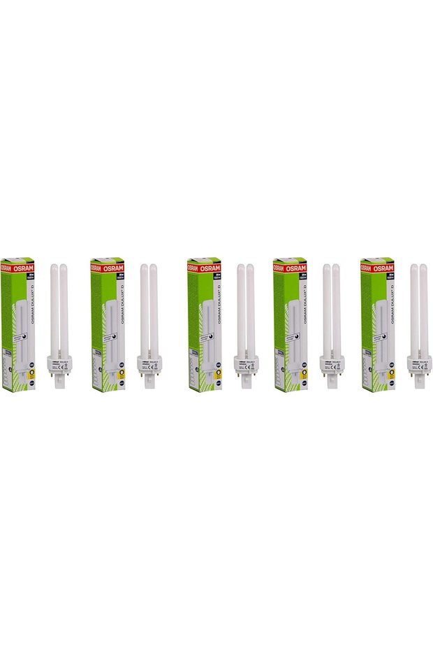 Compact Home Decorative Durable Fluorescent Lamp, 26-w, 2 Pin, Pack Of 5- Warm White
