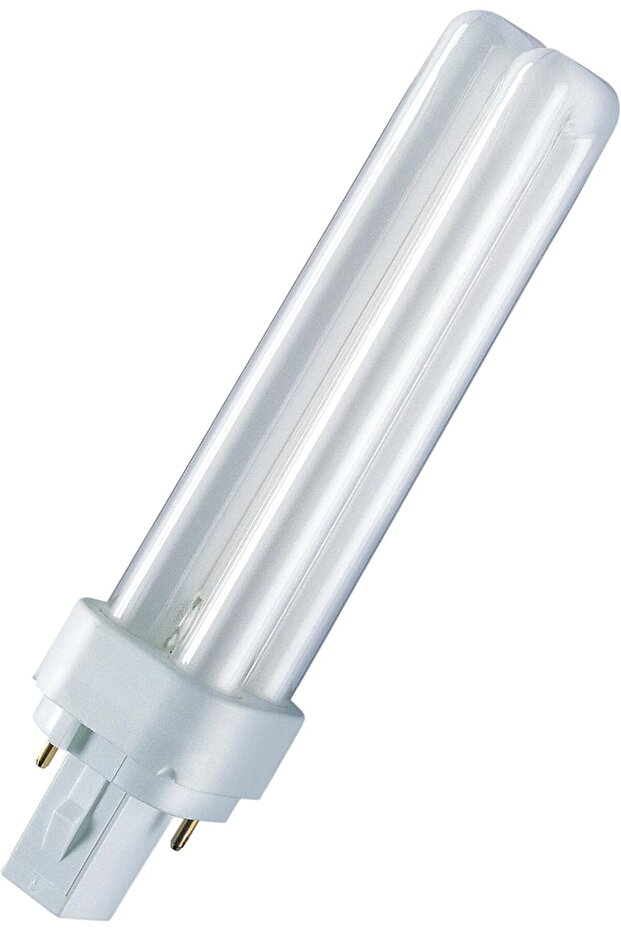 Dulux D Plugin Base Lamp, 18W, Cool White