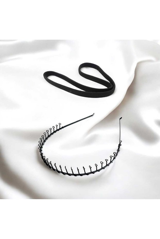 2-Pack Sportsman's Scalloped Wire Crown/Sportsman's Headband Unisex