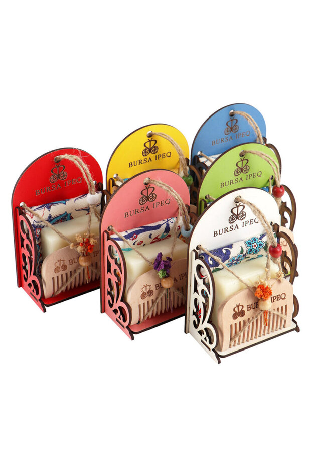Anatolian Pattern Gift Bath Set - 4