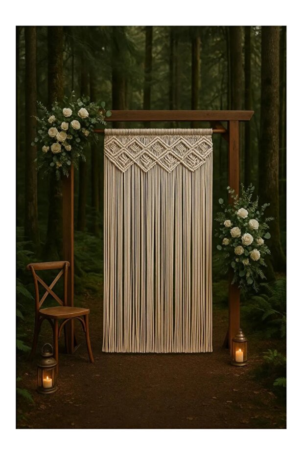 MAKROME PERDE KAPI PERDESİ DUVAR SÜSÜ - 2