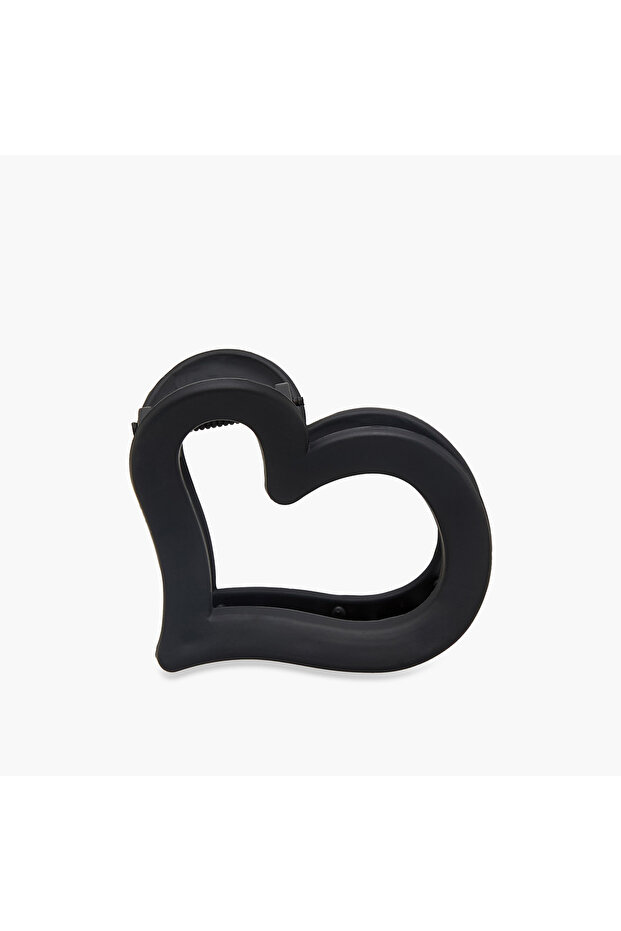 Heart Hair Clamp with Matte Finish