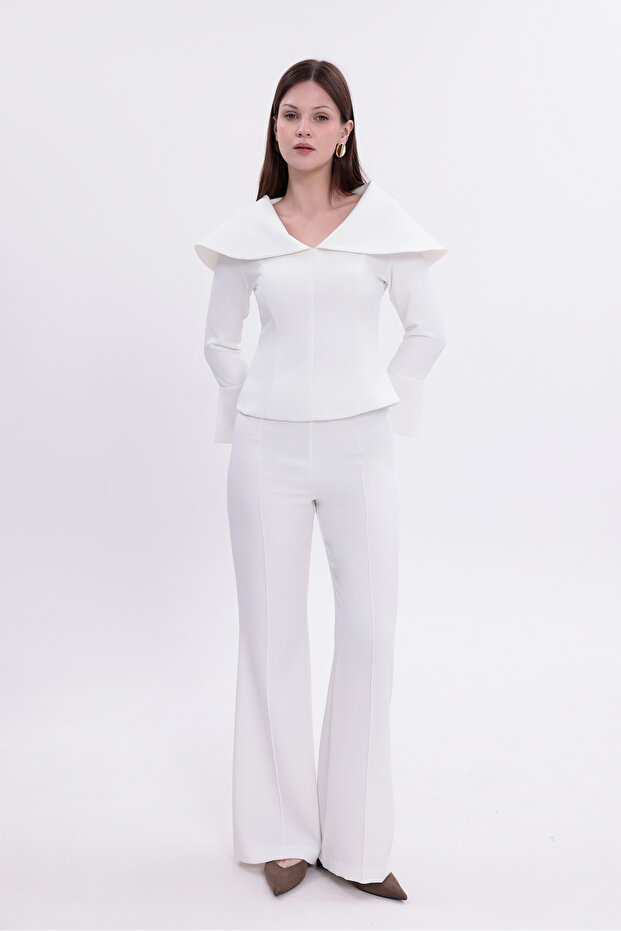 White Evelyn Top - 3