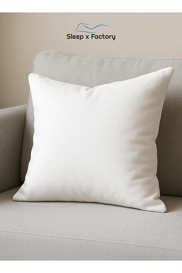 Decorative Microfiber Cushion 45x45 cm – Filled Pillow