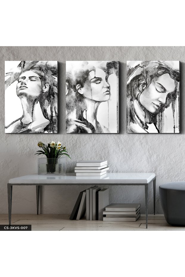 Watercolor Look Porte 3 Piece Canvas - Canvas Painting