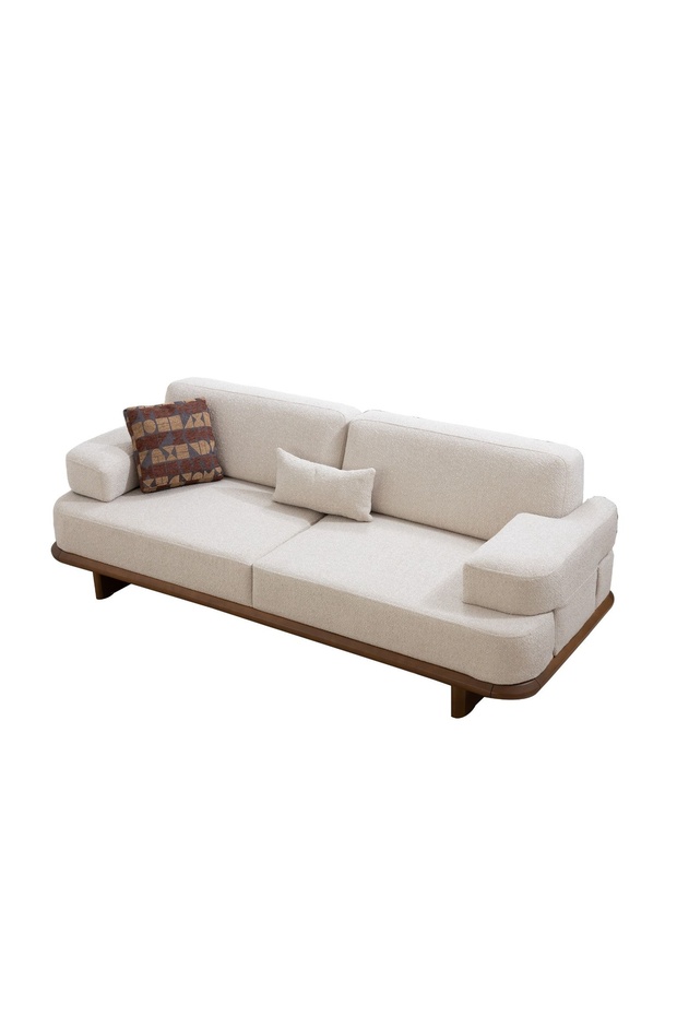 EVORA ÜÇLÜ KOLTUK, KREM - 2