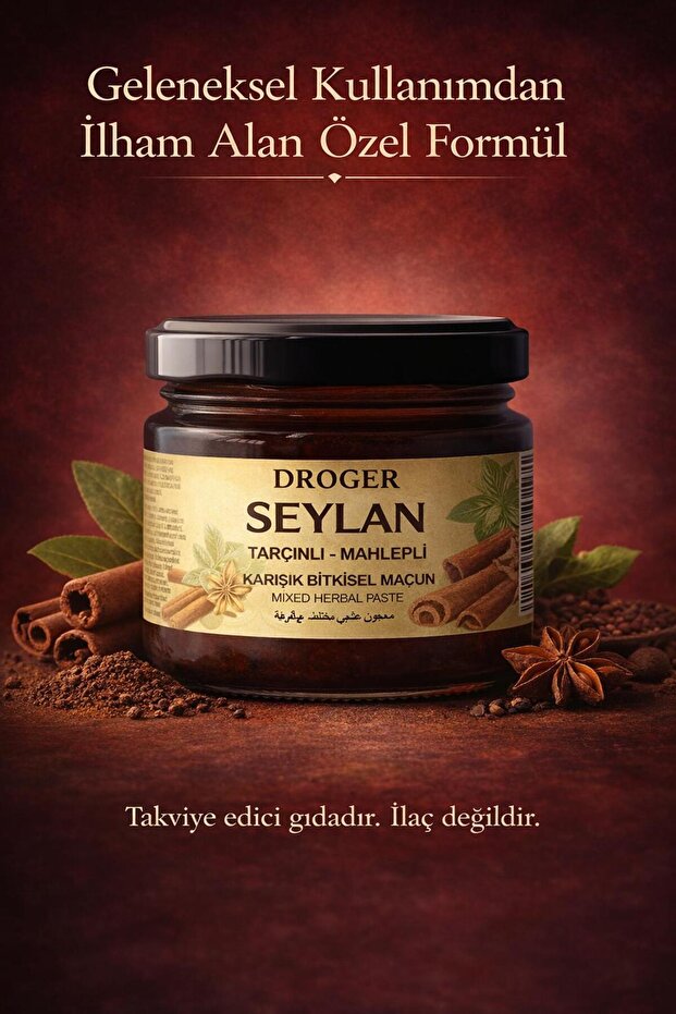 Seylan Tarçınlı Mahlepli Bitkisel Karışım Macun