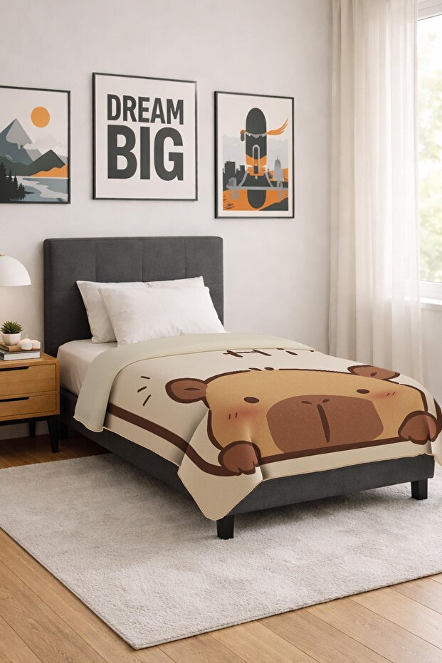 Soft Touch Single Size Modern Comfort Series Thermal Blanket Bt0009