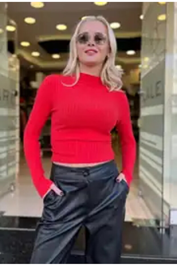 ÇAPRAZ BANT DETAYLI TRİKO - 2