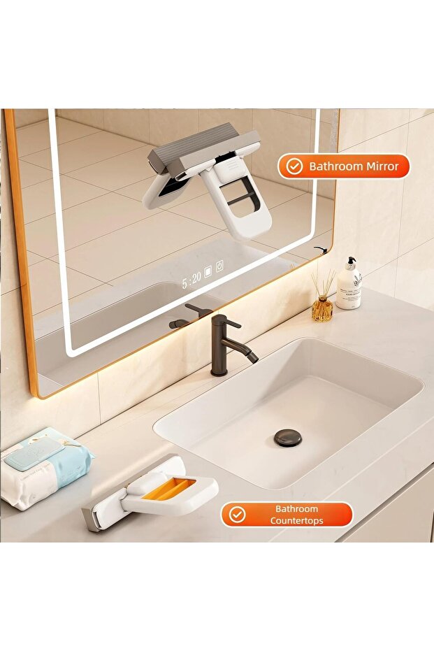 Mini Foldable Desktop Mop - 4