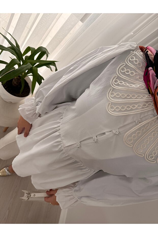 BEBE YAKA DETAY GÖMLEK - 2