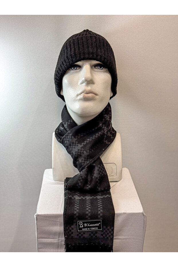 Men's Kaşkol Scarf Smoked Gray